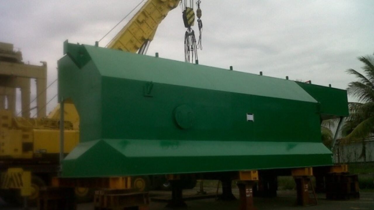 Pengiriman hopper dan bridge frame - Portfolio MPL with PT. FLSMIDTH 2